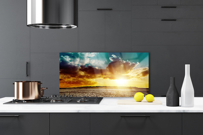 Szkło nad Blatem Żar Słońca Nad Pustynią