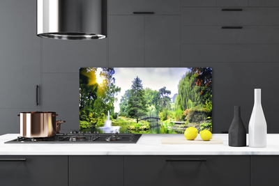 Panel Kuchenny Promienie Słońca Nad Wodospadem