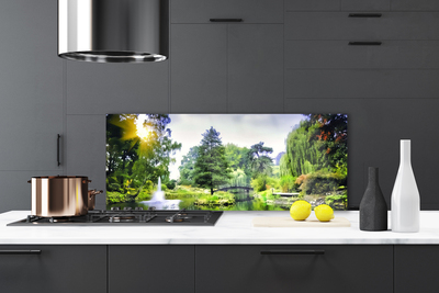 Panel Kuchenny Promienie Słońca Nad Wodospadem