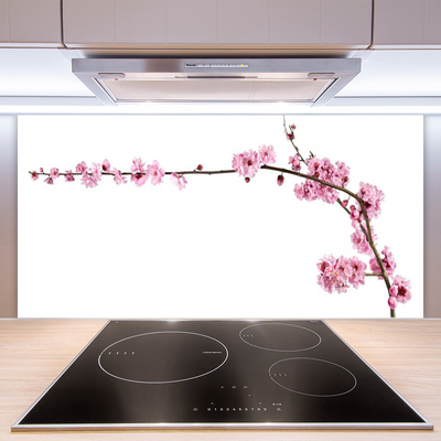 Szkło Ozdobne do Kuchni Wyrafinowany Motyw Roślinny