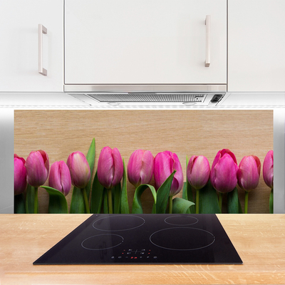 Szkło do Kuchni na Ścianę Stylowa Dekoracja Botaniczna