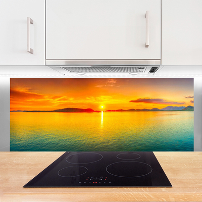 Panel Kuchenny Morze Słońce Krajobraz