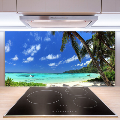 Panel Kuchenny Palmy Nad Lazurowym Morzem