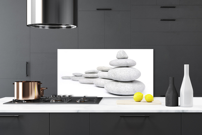 Panel Szklany do Kuchni Kompozycja Kamieni Zen