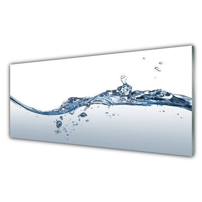 Szkło do Kuchni na Ścianę Błękitne Fale Oceanu