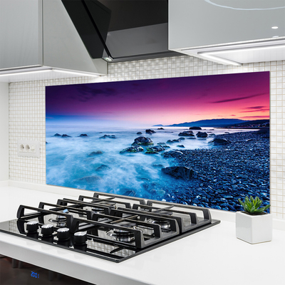 Szkło nad Blatem Złoty Piasek I Ocean