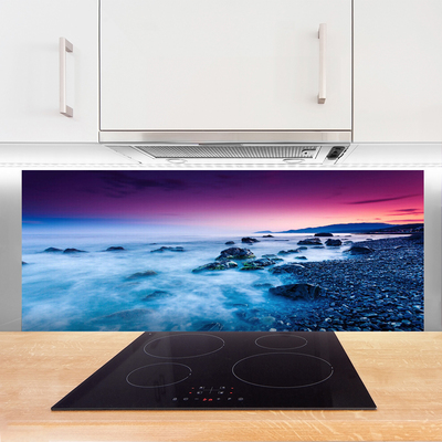 Szkło nad Blatem Złoty Piasek I Ocean