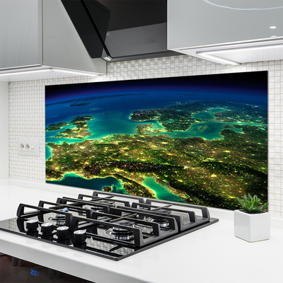 Panel nad blat kuchenny Futurystyczny Obraz Abstrakcyjny