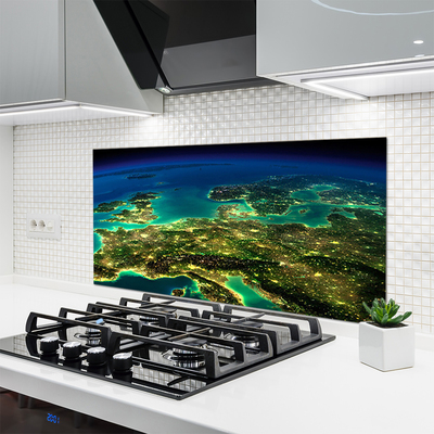 Panel nad blat kuchenny Futurystyczny Obraz Abstrakcyjny