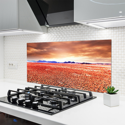 Szkło Ozdobne do Kuchni Egzotyczna Pustynia I Piasek