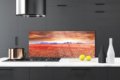 Szkło Ozdobne do Kuchni Egzotyczna Pustynia I Piasek