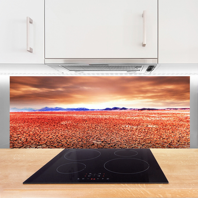 Szkło Ozdobne do Kuchni Egzotyczna Pustynia I Piasek