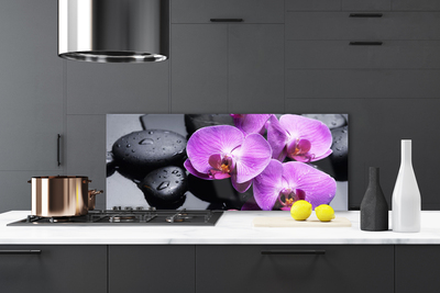 Panel nad blat kuchenny Elegancki Rozkwit Kwiatu