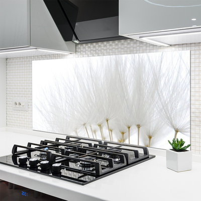 Szkło nad Blatem Kwiatowa Dekoracja Ścienna