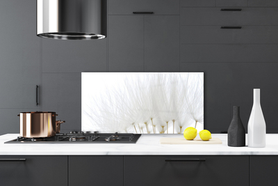 Szkło nad Blatem Kwiatowa Dekoracja Ścienna