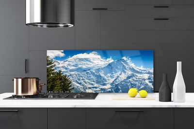 Panel Kuchenny Górski Pejzaż Z Drzewami