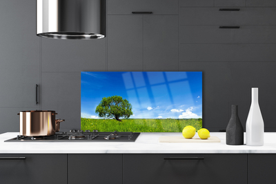 Panel Kuchenny Zielony Pejzaż Parkowy