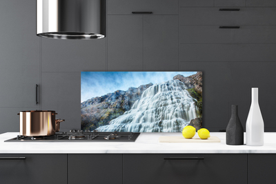 Szkło Ozdobne do Kuchni Kaskada Górskiego Potoku