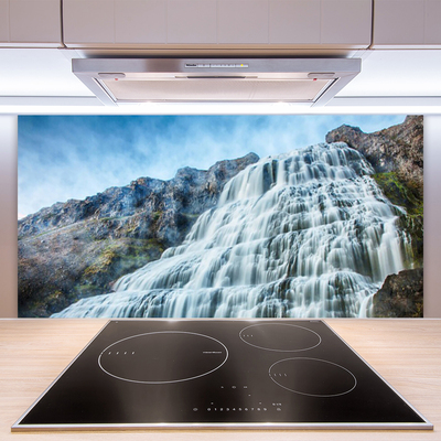 Szkło Ozdobne do Kuchni Kaskada Górskiego Potoku