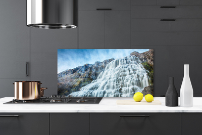 Szkło Ozdobne do Kuchni Kaskada Górskiego Potoku