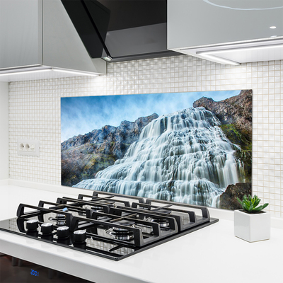 Szkło Ozdobne do Kuchni Kaskada Górskiego Potoku