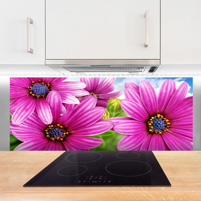 Szkło Ozdobne do Kuchni Bukiet Letnich Kwiatów