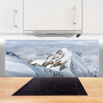 Panel Kuchenny Zamglone Szczyty Górskie