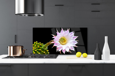 Dekor Szklany do Kuchni Eteryczna Ozdoba Kwiatowa