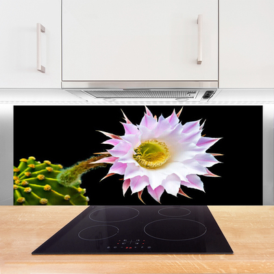 Dekor Szklany do Kuchni Eteryczna Ozdoba Kwiatowa