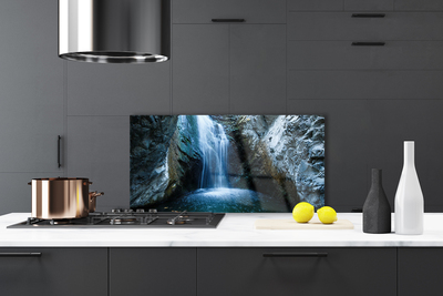 Szkło do Kuchni na Ścianę Kaskada Czystej Wody
