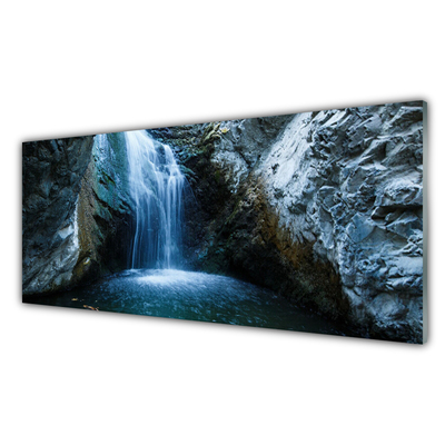 Szkło do Kuchni na Ścianę Kaskada Czystej Wody