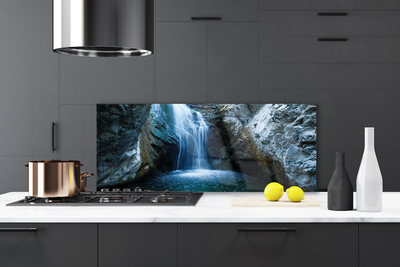 Szkło do Kuchni na Ścianę Kaskada Czystej Wody