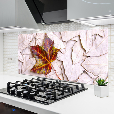 Panel Kuchenny Botaniczny Motyw Liściasty