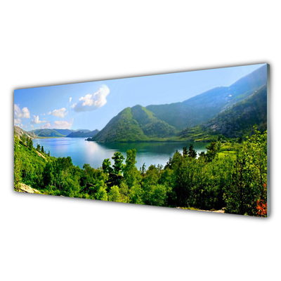 Panel Kuchenny Las Jezioro Góry Krajobraz