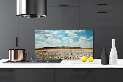 Szkło nad Blatem Wydmy Piaszczystej Pustyni