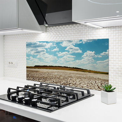 Szkło nad Blatem Wydmy Piaszczystej Pustyni