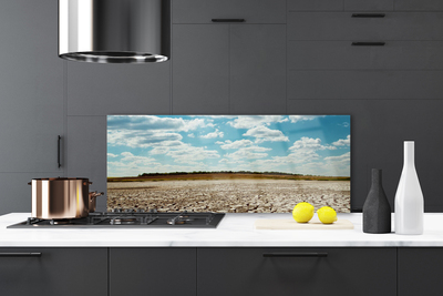 Szkło nad Blatem Wydmy Piaszczystej Pustyni