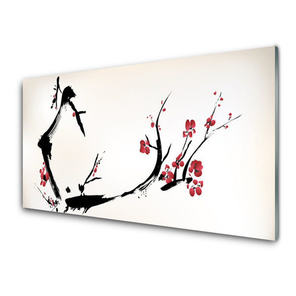 Szkło do Kuchni na Ścianę Futurystyczna Kompozycja Form