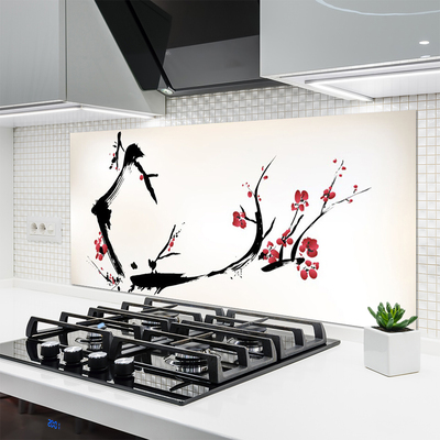 Szkło do Kuchni na Ścianę Futurystyczna Kompozycja Form