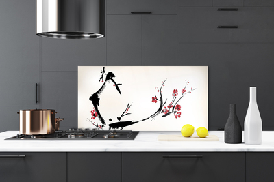 Szkło do Kuchni na Ścianę Futurystyczna Kompozycja Form