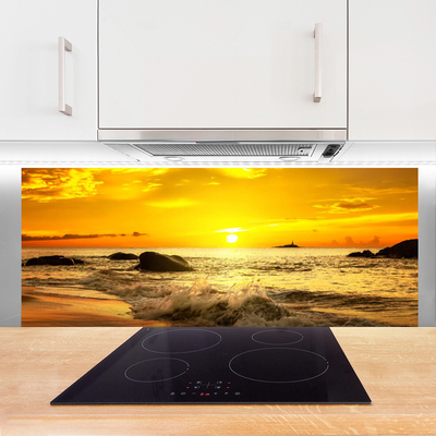 Panel Kuchenny Lazurowy Ocean I Piasek