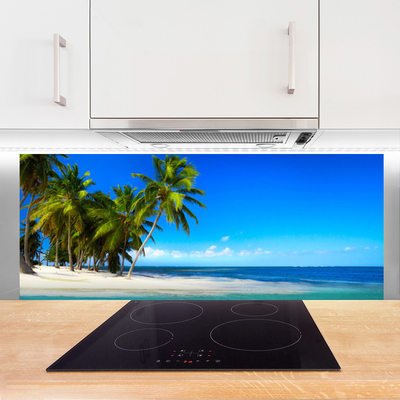 Panel nad blat kuchenny Ciepły Wiatr Pod Palmami