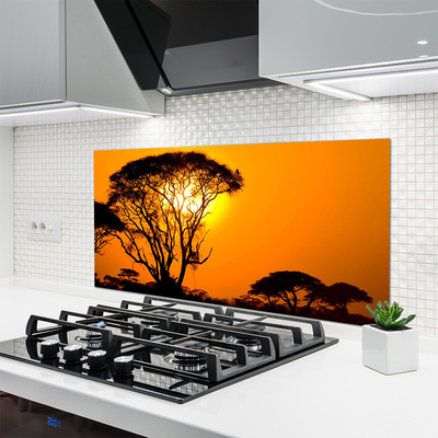 Panel Kuchenny Słońce Przebijające Przez Liście