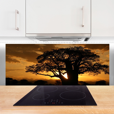 Dekor Szklany do Kuchni Stary Dąb W Polu