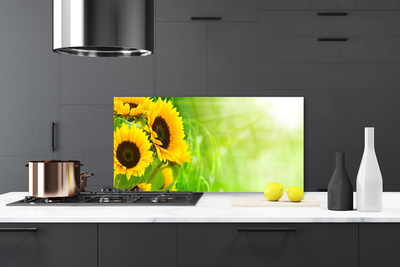 Panel Kuchenny Złociste Słoneczniki Pod Niebem