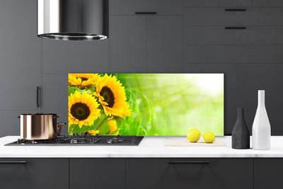 Panel Kuchenny Złociste Słoneczniki Pod Niebem