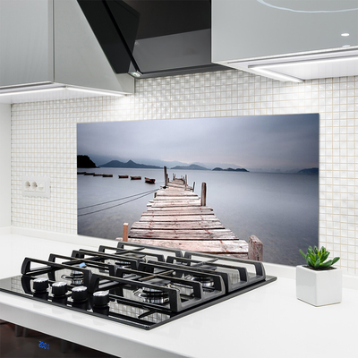 Szkło do Kuchni na Ścianę Stalowa Konstrukcja Nad Zatoką