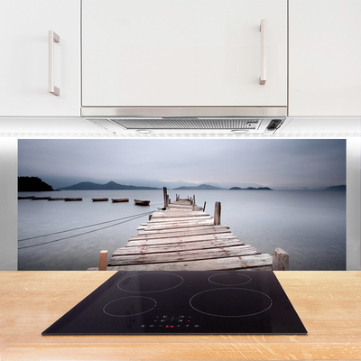 Szkło do Kuchni na Ścianę Stalowa Konstrukcja Nad Zatoką