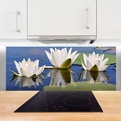 Szkło do Kuchni na Ścianę Pastelowa Wiązanka Kwiatowa