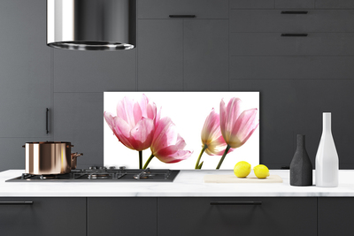 Szkło do Kuchni na Ścianę Kwiatowy Akcent Wnętrza